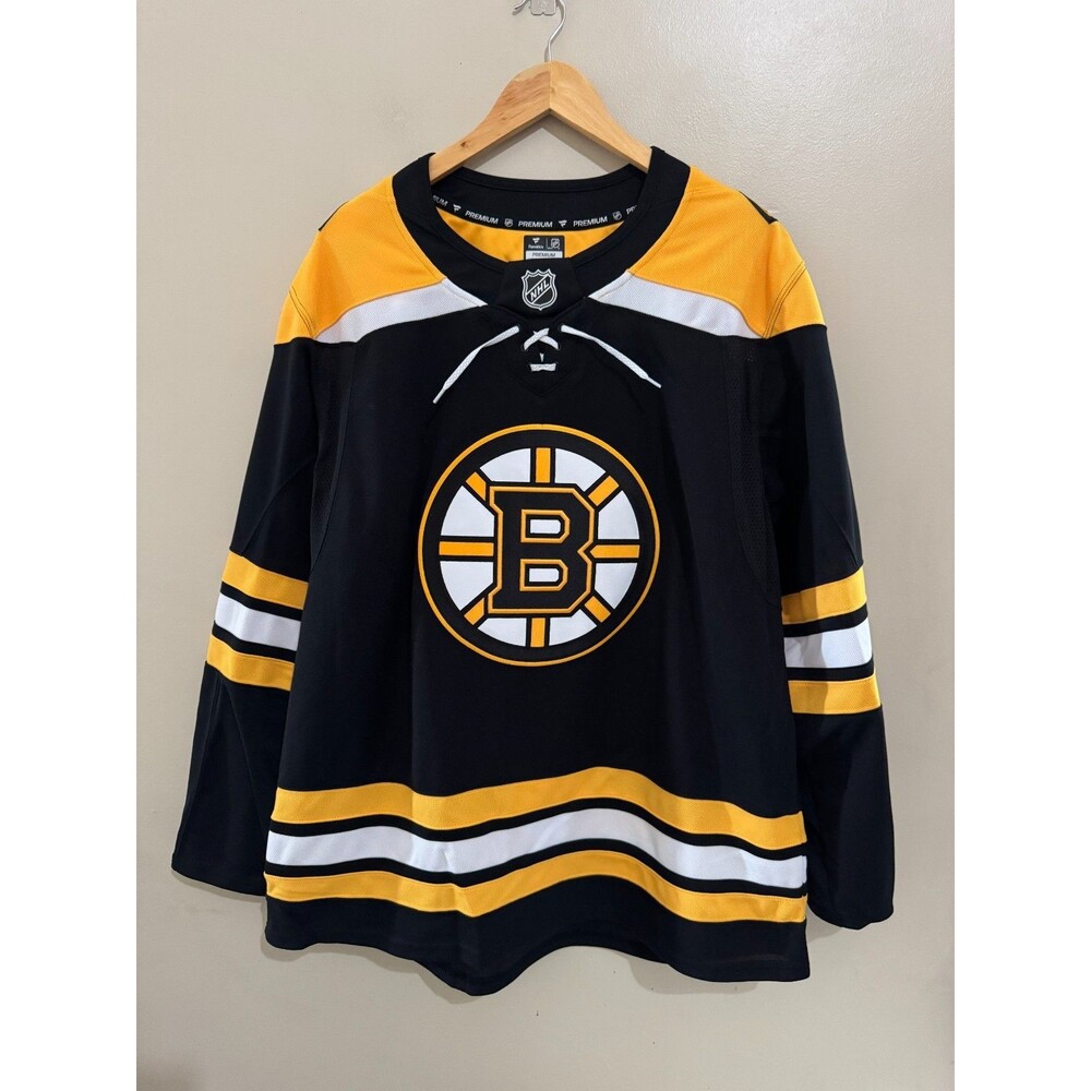 Boston Bruins Fanatics Premium Authentic NHL Jersey Home Blank Men 54 XL NEW
